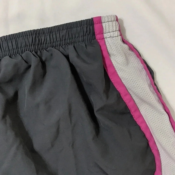 Nike Dri Fit Tempo Running Shorts, Color Gray/Pink Size S - Picture 5 of 11